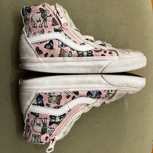 VANS Children Unisex Shoes Kids Sk8-Hi Reissue Side Zip Size 9.5 Infant/Toddler